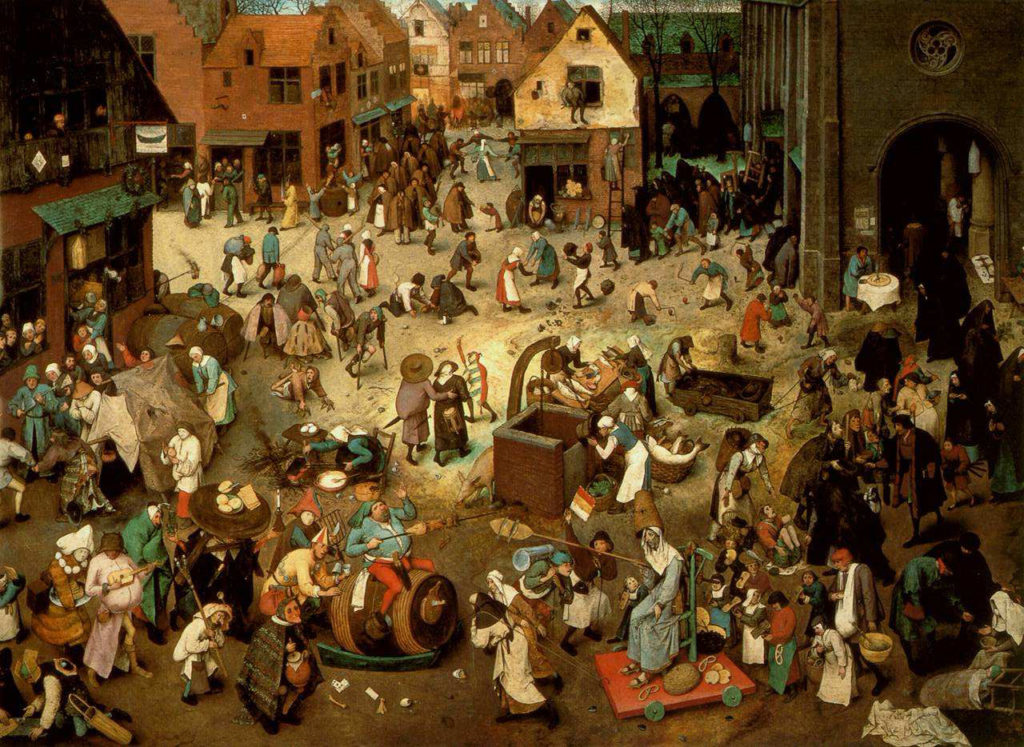 Lotta tra Carnevale e Quaresima Bruegel il Vecchio